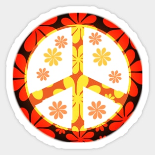 August flower power Sticker